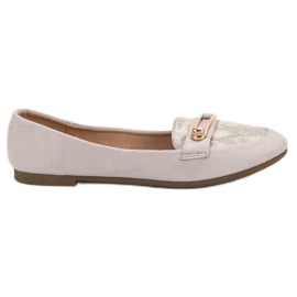 Top Shoes Bailarinas con estilo gris