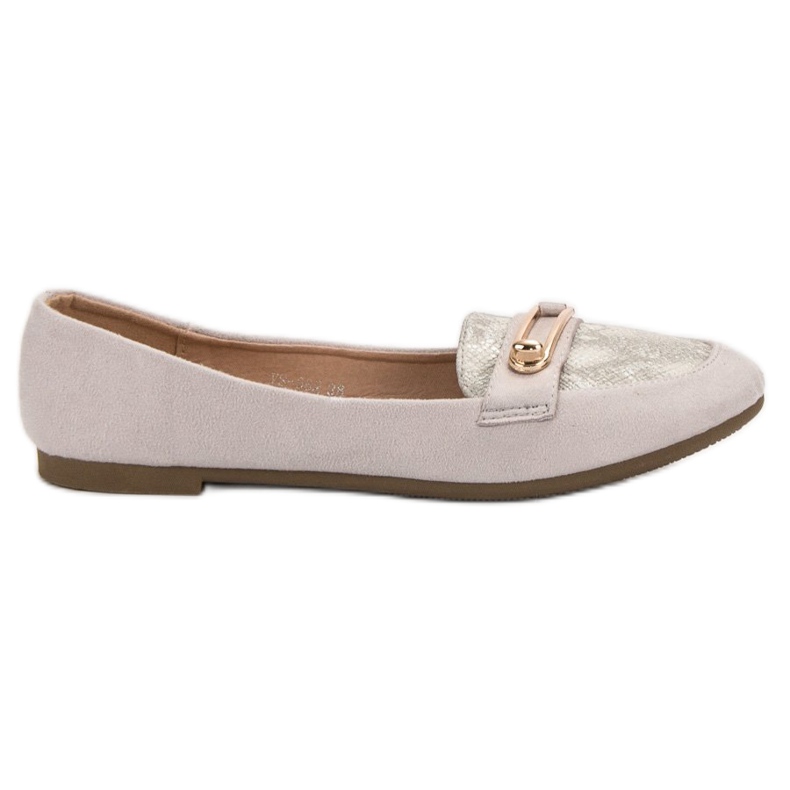 Top Shoes Bailarinas con estilo gris