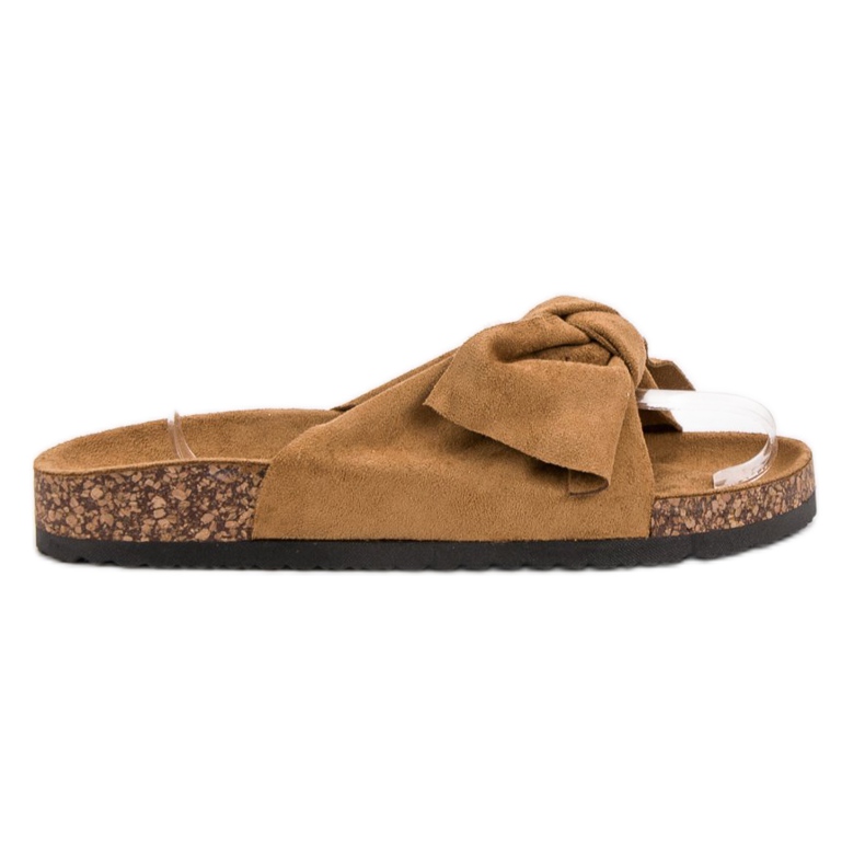 Mannika Pantuflas Con Lazo marrón