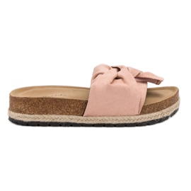 Mannika Zapatillas en la plataforma rosa