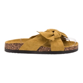 Cm Paris Zapatillas de gamuza amarillo