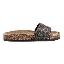 Evento Pantuflas con Cristales gris