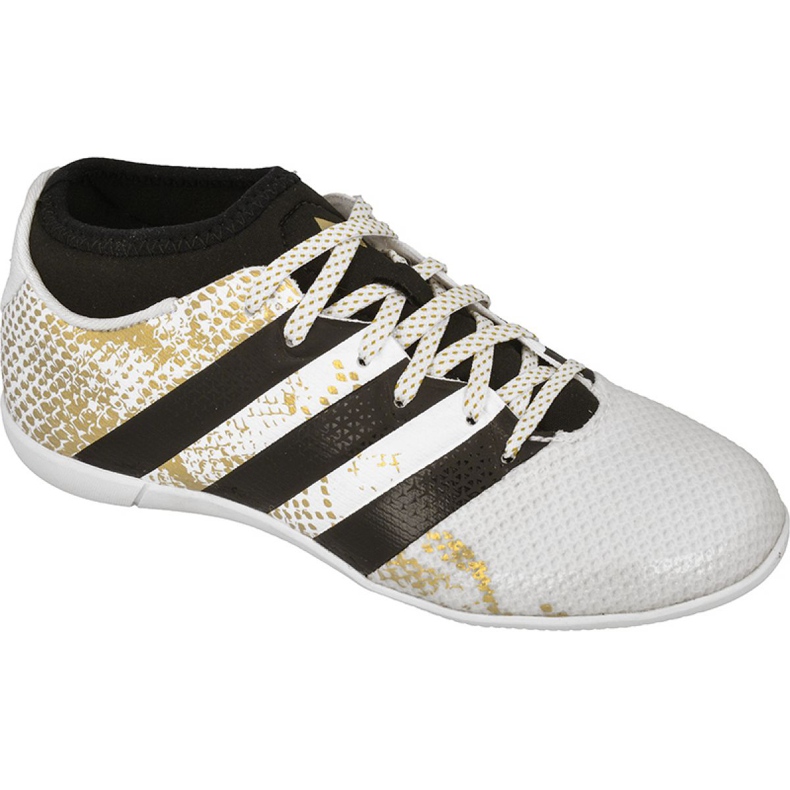 Zapatos de interior adidas Ace 16.3 Primemesh In Jr AQ3427 blanco blanco