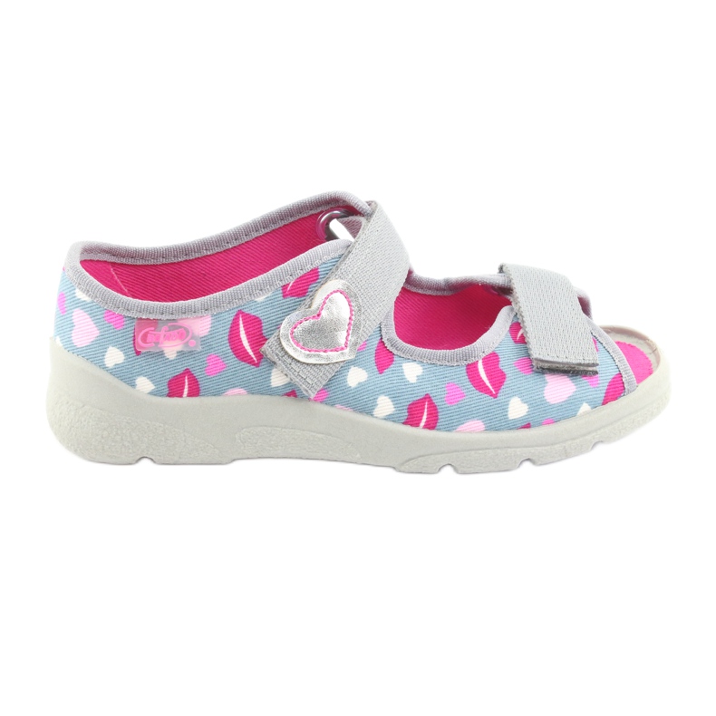 Calzado infantil befado 969Y133 rosado gris
