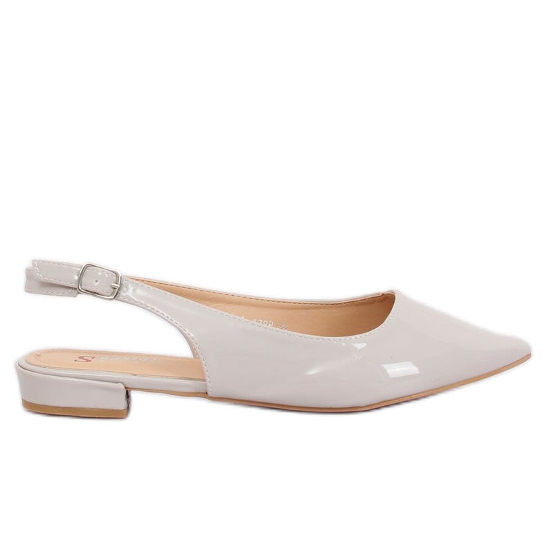 Bailarinas grises con tacones abiertos LL-178 Gris Bailarinas grises con tacones abiertos LL-178 Gris