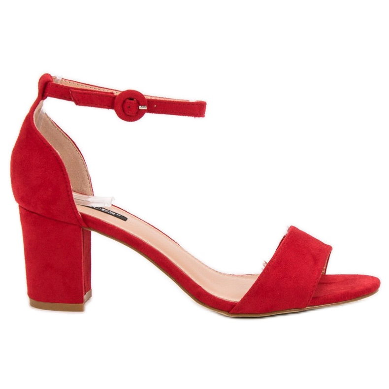 Sandalias VICES con estilo rojo