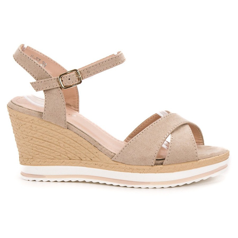 Anesia Paris Sandalias beige de moda