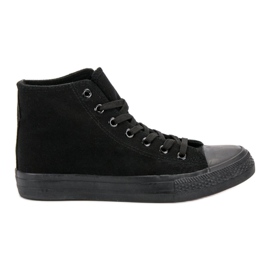 SHELOVET Zapatillas altas negras negro