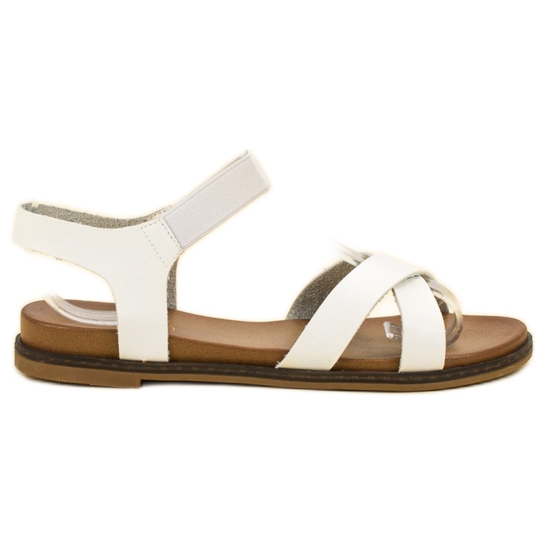 SHELOVET Sandalias sin cordones blanco