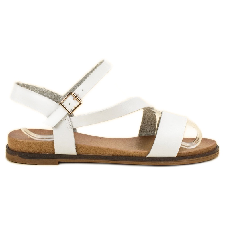 SHELOVET Sandalias casuales blanco