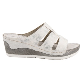 Goodin Sandalias de cuña blanco Goodin Sandalias de cuña blanco