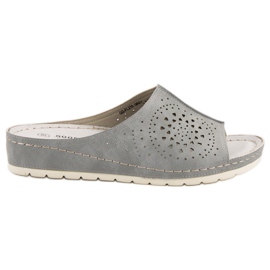 Zapatillas de mujer goodin calado gris Zapatillas de mujer goodin calado gris