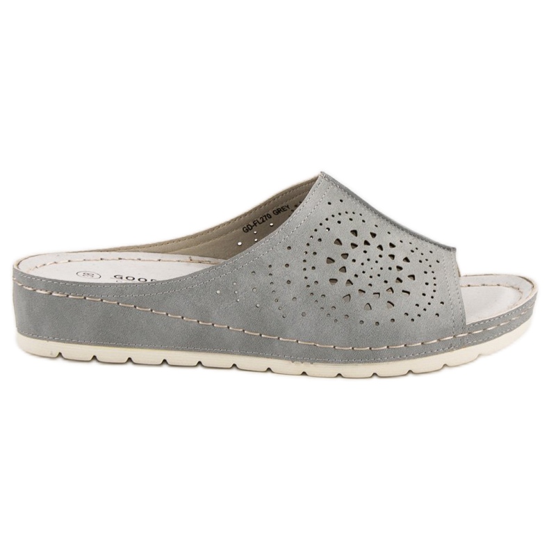 Zapatillas de mujer goodin calado gris