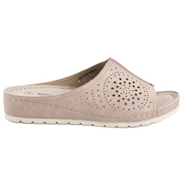 Goodin Zapatillas caladas marrón Goodin Zapatillas caladas marrón