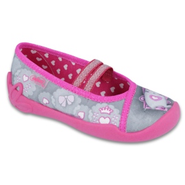 Calzado infantil befado 116X248 rosado gris