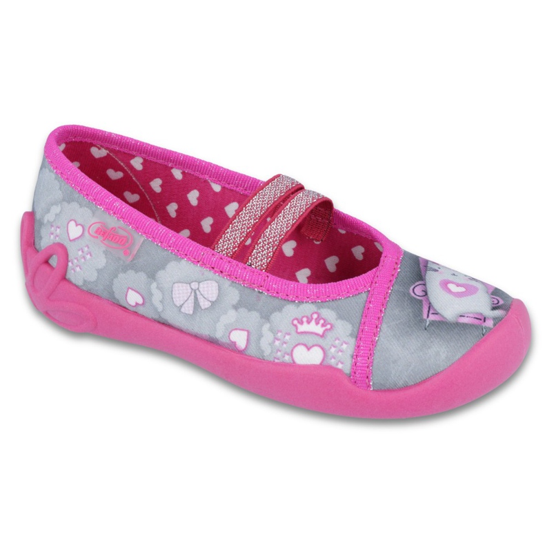 Calzado infantil befado 116X248 rosado gris
