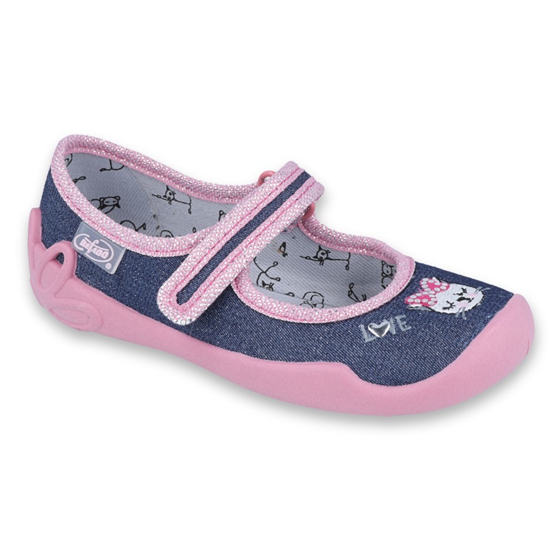 Calzado infantil befado 114X352 azul marino rosado