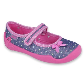 Calzado infantil befado 114X357 azul marino rosado