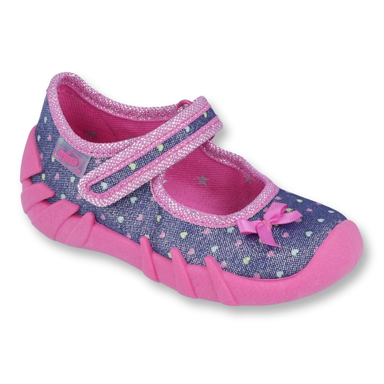 Calzado infantil befado 109P194 azul marino rosado multicolor
