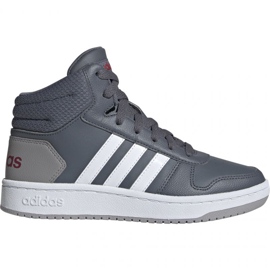 Zapatillas Adidas Hoops Mid 2.0 Jr EE6709 gris Zapatillas Adidas Hoops Mid 2.0 Jr EE6709 gris