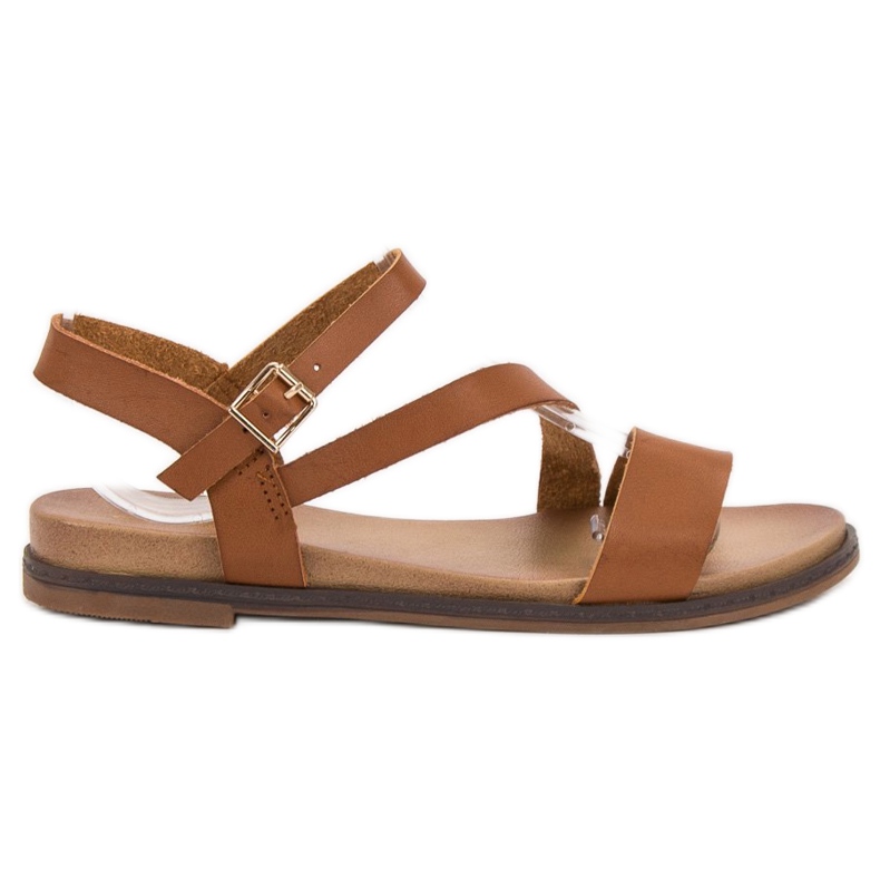 SHELOVET Sandalias casuales marrón