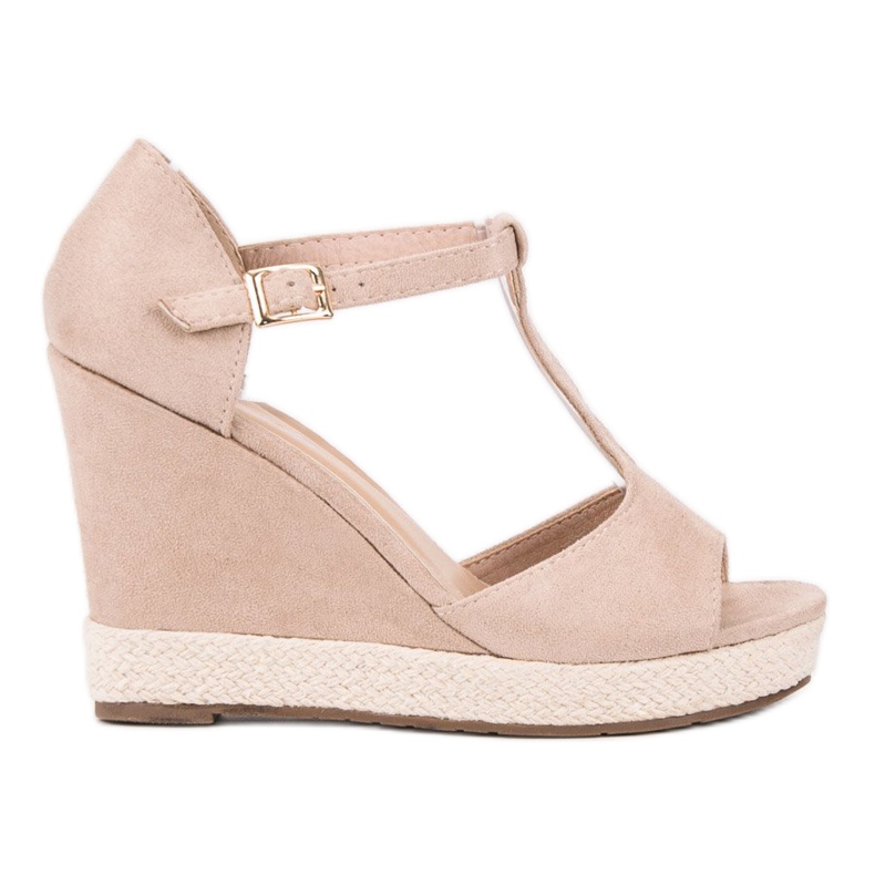 Renda Sandalias beige
