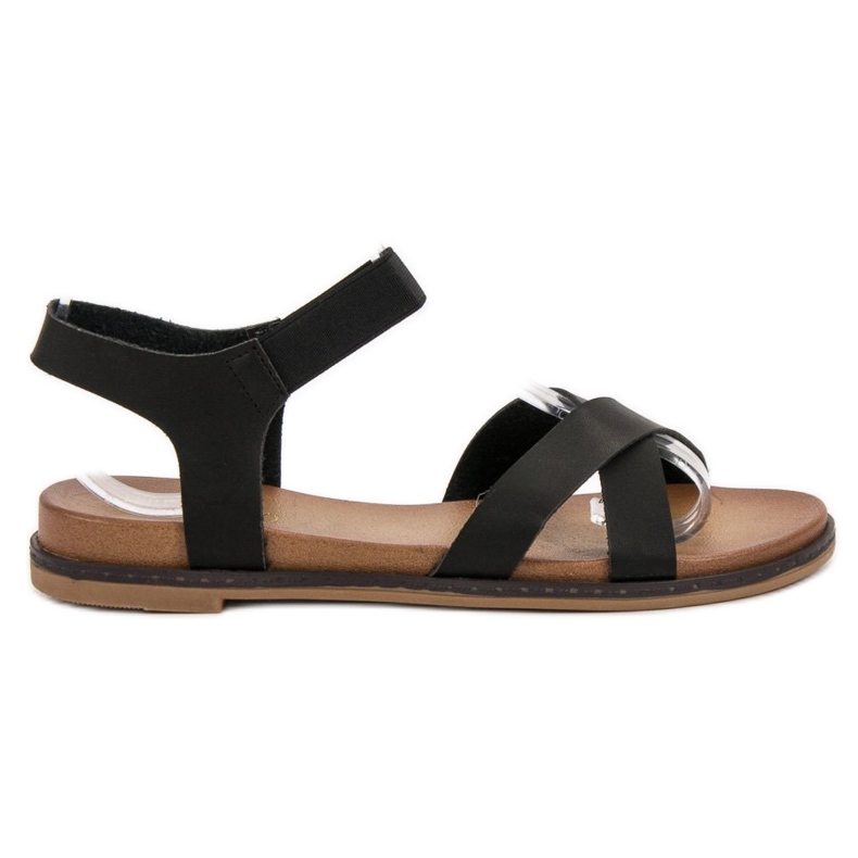 SHELOVET Sandalias sin cordones negro