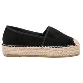 Coura Zapatos sin cordones en la plataforma negro