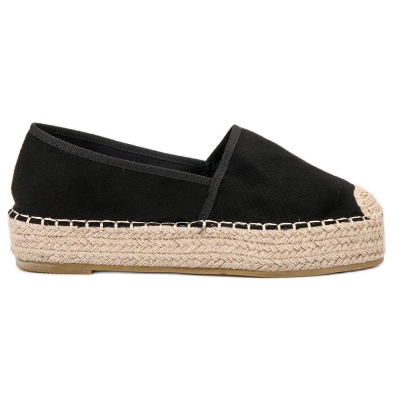 Coura Zapatos sin cordones en la plataforma negro