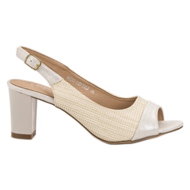 Evento Sandalias beige elegantes