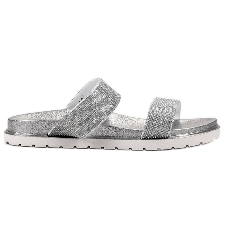 Bello Star Pantuflas Brillantes gris