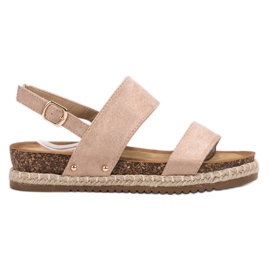 Bestelle Sandalias con purpurina rosado