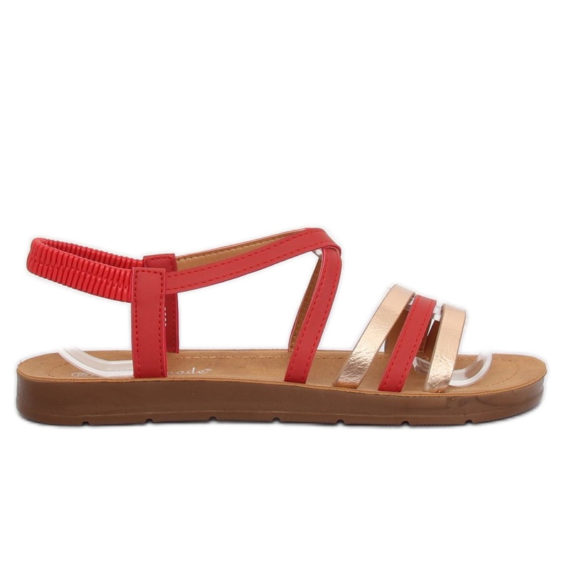 Sandalias de mujer rojas 2220 Red rojo