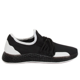 Zapatilla deportiva negra B-6851 Negra negro