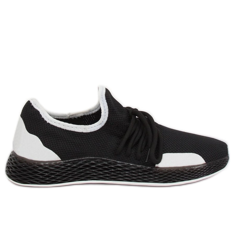 Zapatilla deportiva negra B-6851 Negra negro
