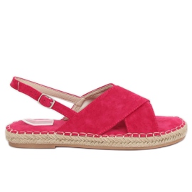 Sandalias alpargatas fucsia YJ-2M12 Fucsia rosado
