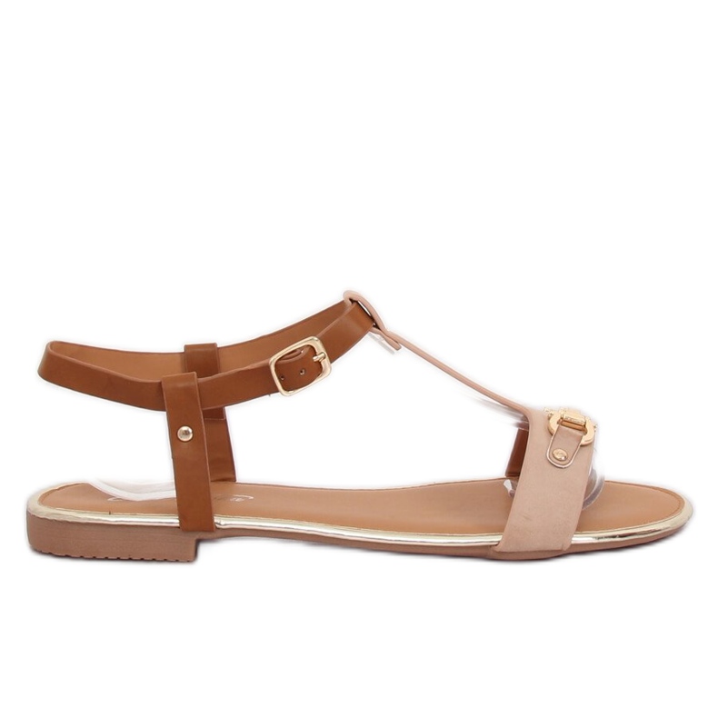 Sandalias rosa mujer 127-97 rosa marrón rosado
