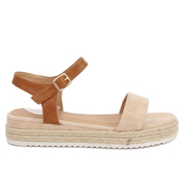 Sandalias alpargatas beige Y-8224 Beige