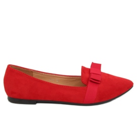 Bailarinas de mujer rojas 8F59 Rojo