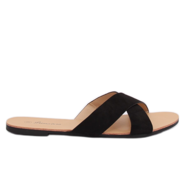 Pantuflas negras mujer negras 930 Black negro