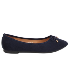 Bailarinas con puntera almendra azul marino 8F58 DK.BLUE