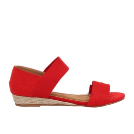 Sandalias alpargatas rojo 9R71 Rojo