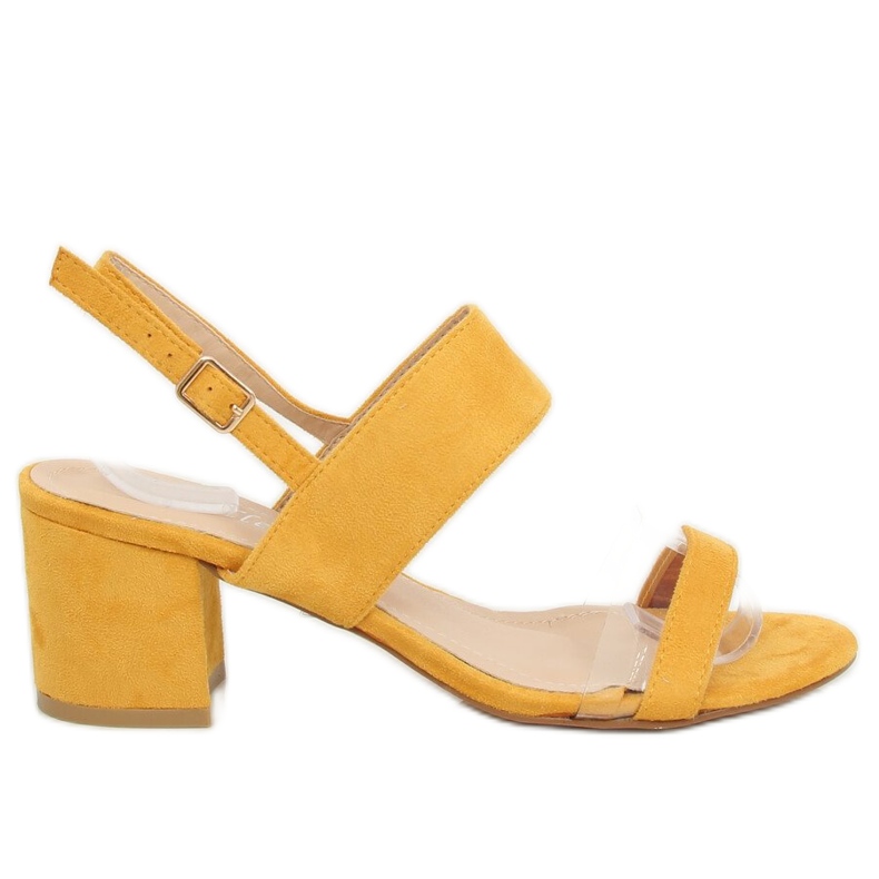 Sandalias de tacón amarillo 660-1 / SA-2 Yellow