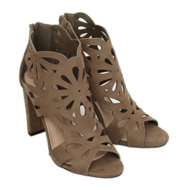 Bota calada verde AT-0657-L Verde multicolor