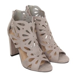 Bota calada gris AT-0657-L Gris