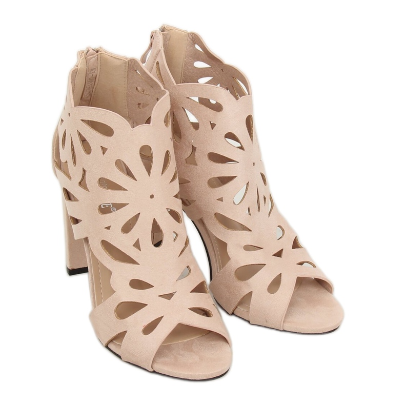 Bota calada beige AT-0657-L Nude Bota calada beige AT-0657-L Nude