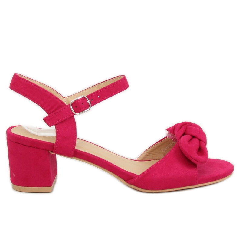 Sandalias tacón fucsia FH-3M22 Fucsia rosado