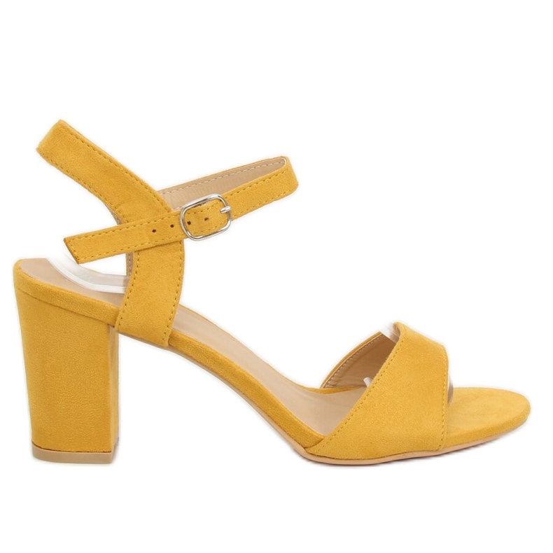 Amarillo FH-3M25 Sandalias amarillas en el poste