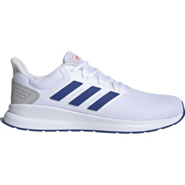 Zapatillas de running adidas Runfalcon M EF0148 blanco azul
