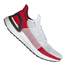 Zapatillas de running adidas UltraBoost 19 M EF1341 blanco rojo